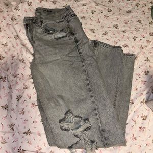 Size 8 Grey American Eagle Jeans